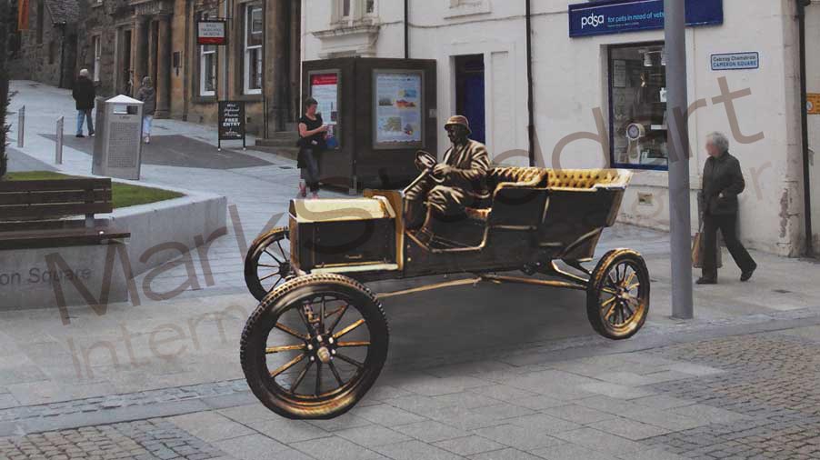 Model T Car Sculpture