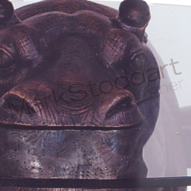 Bespoke Bronze Sculpture Mark Stoddart Hippo Dining Table